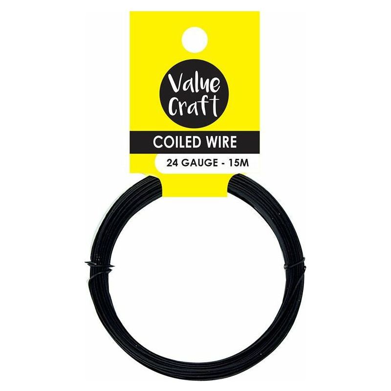 Soft Wire Black - 24 Gauge 15m - Dollars and Sense