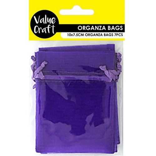 Mini Organza Bags Purple - Dollars and Sense
