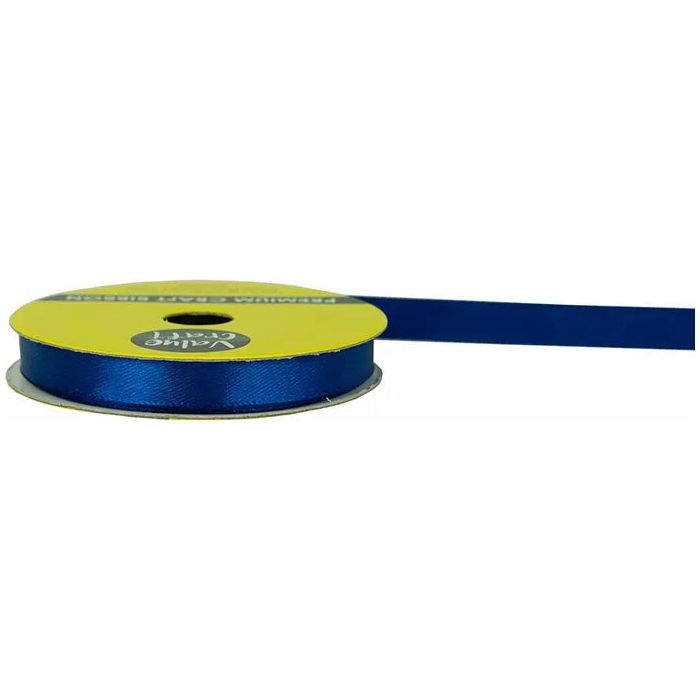 Satin Polyester Ribbon Cobalt - 10mmx10m - Dollars and Sense