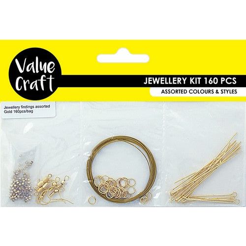 Jewellery Finiding Component Kit Gold - Dollars and Sense