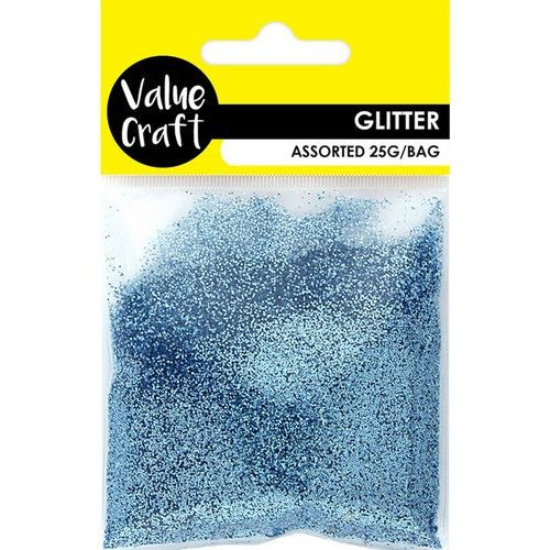 Craft Glitter in Bag Light Blue - Dollars and Sense