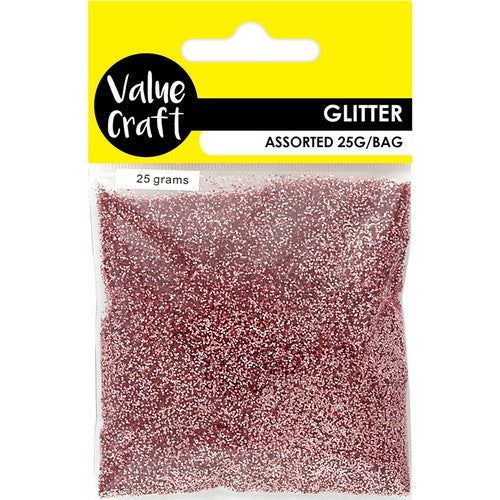 Craft Glitter in Bag Light Pink - Dollars and Sense