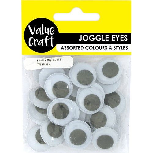 Craft Joggle Eyes Round Medium - Dollars and Sense
