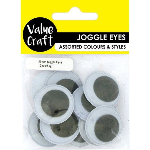Craft Joggle Eyes Round Large - Dollars and Sense