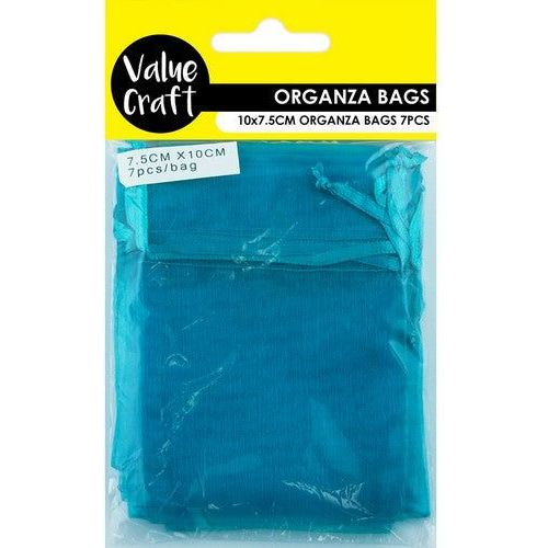 Mini Organza Bags Turquoise - Dollars and Sense