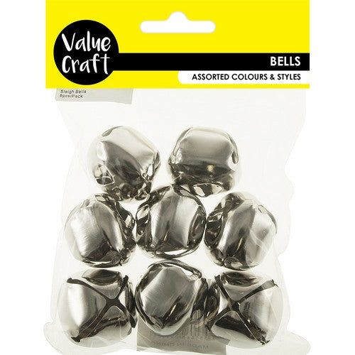 Sleigh Bells Large Silver - Dollars and Sense