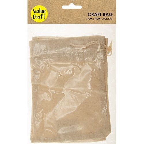 Craft Bags Natural - Dollars and Sense
