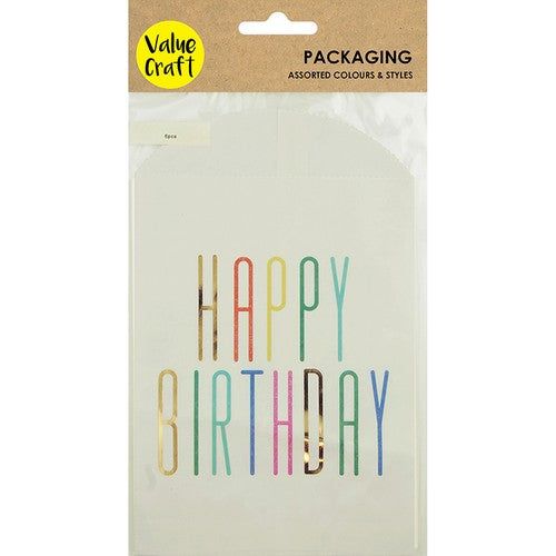 Paper Bag Happy Birthday - Dollars and Sense