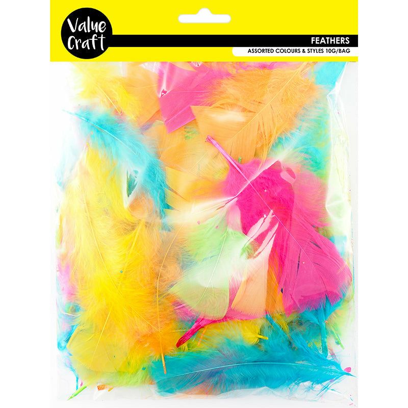 Feathers Fluro Mix - 10g - Dollars and Sense