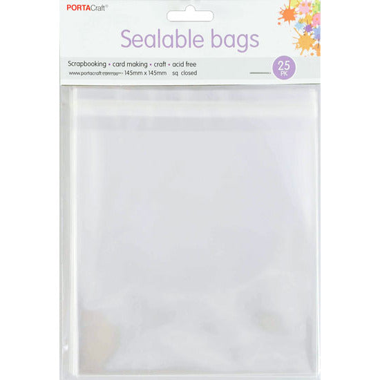 Clear Cellophane Resealable Bags - Dollars and Sense