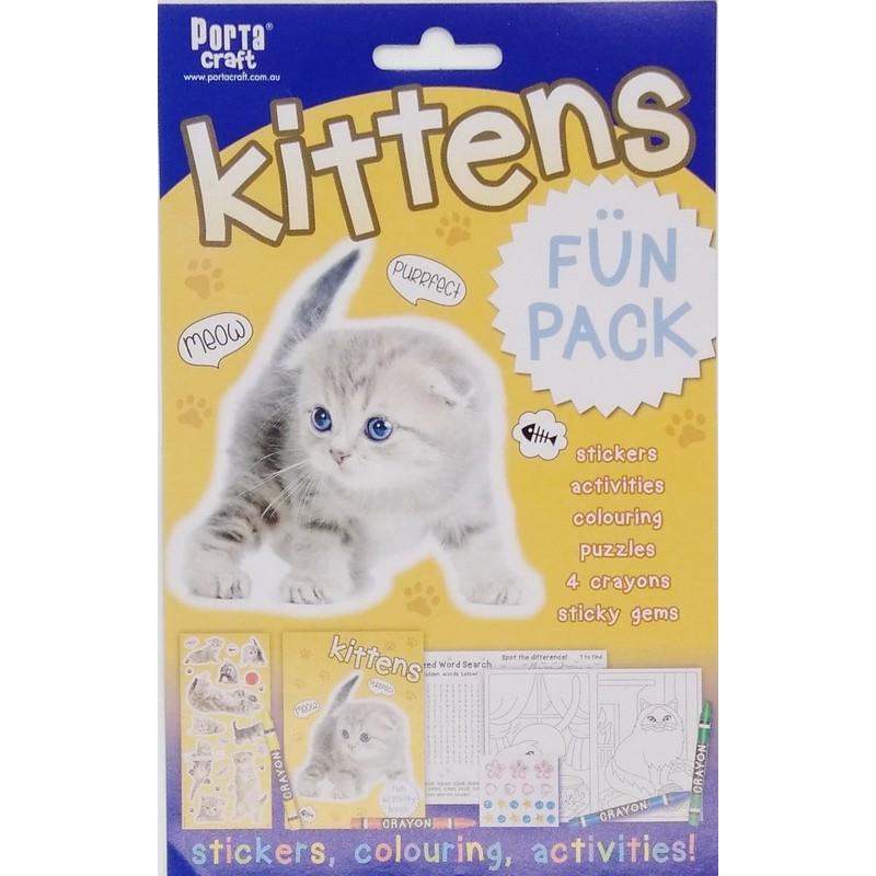 Buy Cheap art & craft online | Kittens Fun Pack Stickers Colouring and Activities|  Dollars and Sense cheap and low prices in australia 