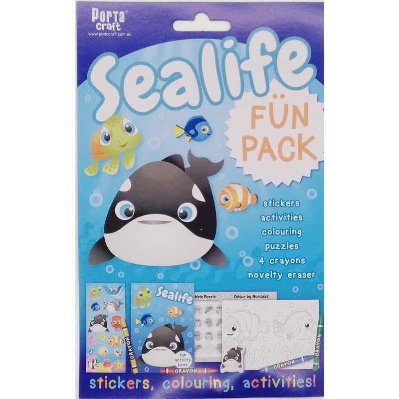 Buy Cheap art & craft online | Sealife Fun Pack Stickers Colouring and Activities|  Dollars and Sense cheap and low prices in australia 