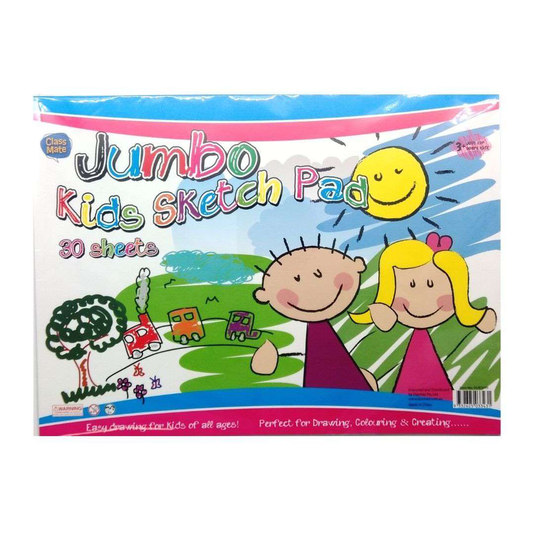 Jumbo Kids Sketch Pad 40x30cm - Dollars and Sense