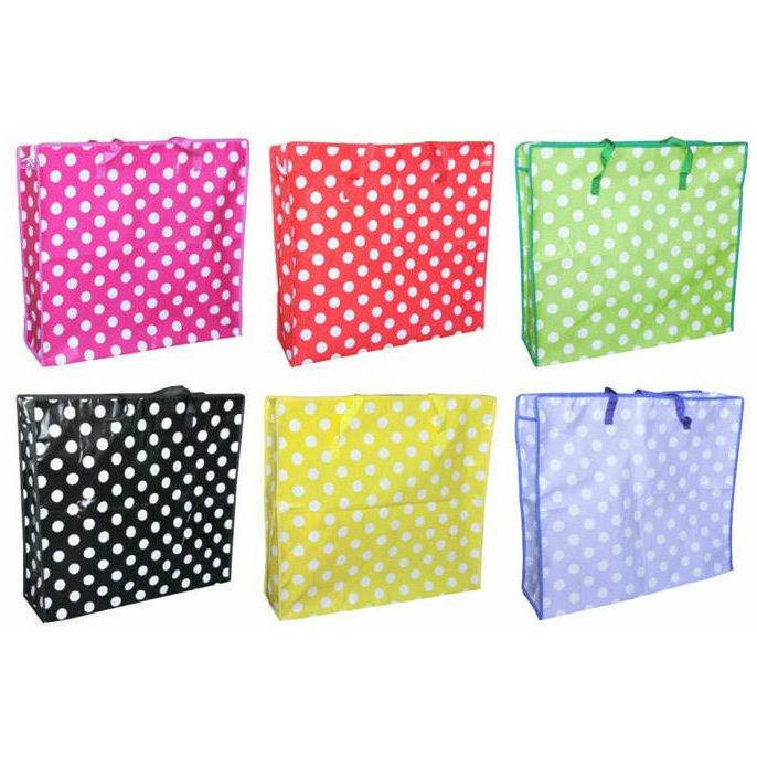 Chevron Zip Up Storage Bag Extra Large - 1 Piece Assorted - Dollars and Sense