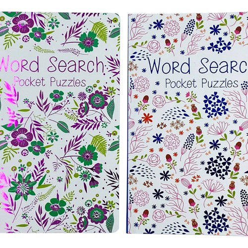 Word Search Pocket Puzzles Floral - 1 Piece Assorted - Dollars and Sense