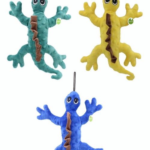 Plush Squeeky Pet Toys Outback Lizard - 1 Piece Assorted - Dollars and Sense