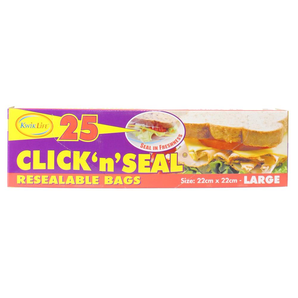 Click and Seal Bags Large 25Pk Default Title