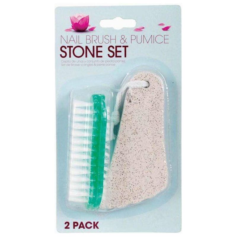 Nail Brush and Pumice Stone Set - Dollars and Sense