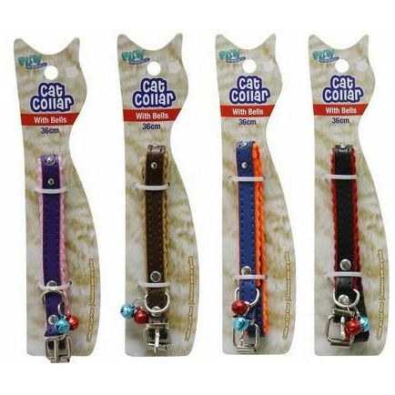 Cat Collar with Bells - 36cm 1 Piece Assorted - Dollars and Sense