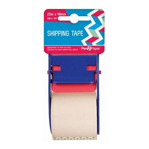 Shipping Tape with Dispenser - 20m x 48mm 1 Piece - Dollars and Sense