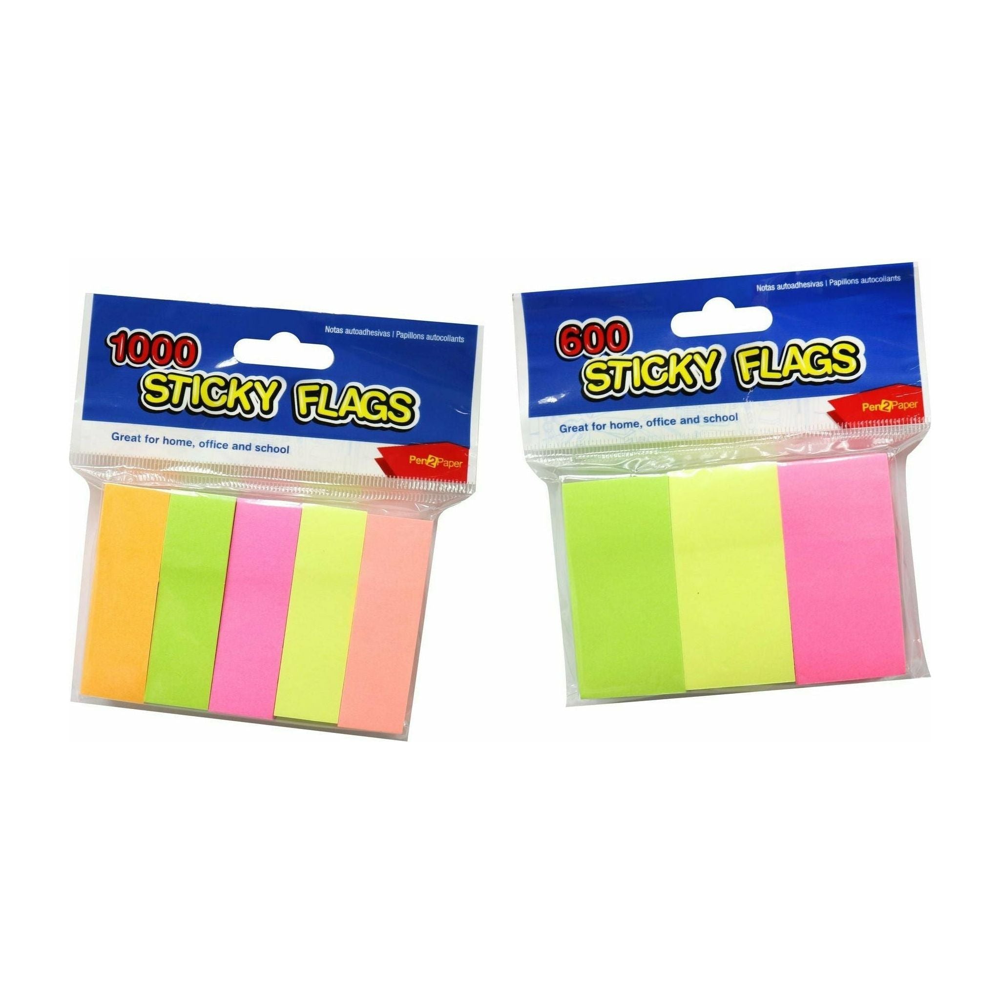 Stick-It Notes Neon 2 Sizes - 1 Pack Assorted - Dollars and Sense