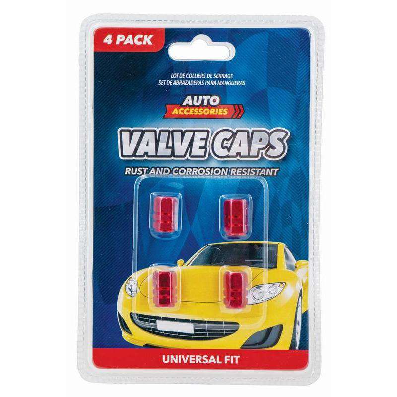 Auto Valve Caps Rust And Corrosion Resistant - 4 Pack - Dollars and Sense
