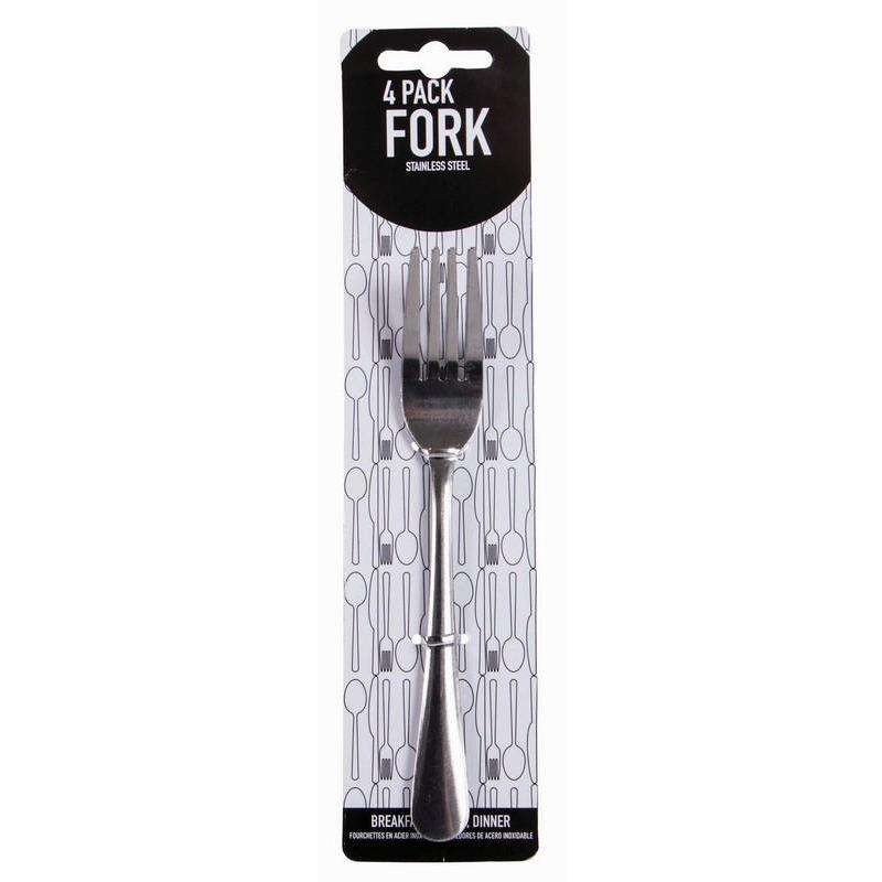 Stainless Steel Forks 4Pk - Dollars and Sense