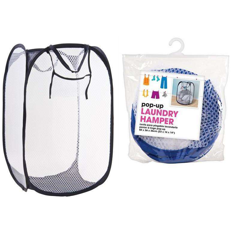 Laundry Hamper / Bag Pop Up Assorted - Dollars and Sense