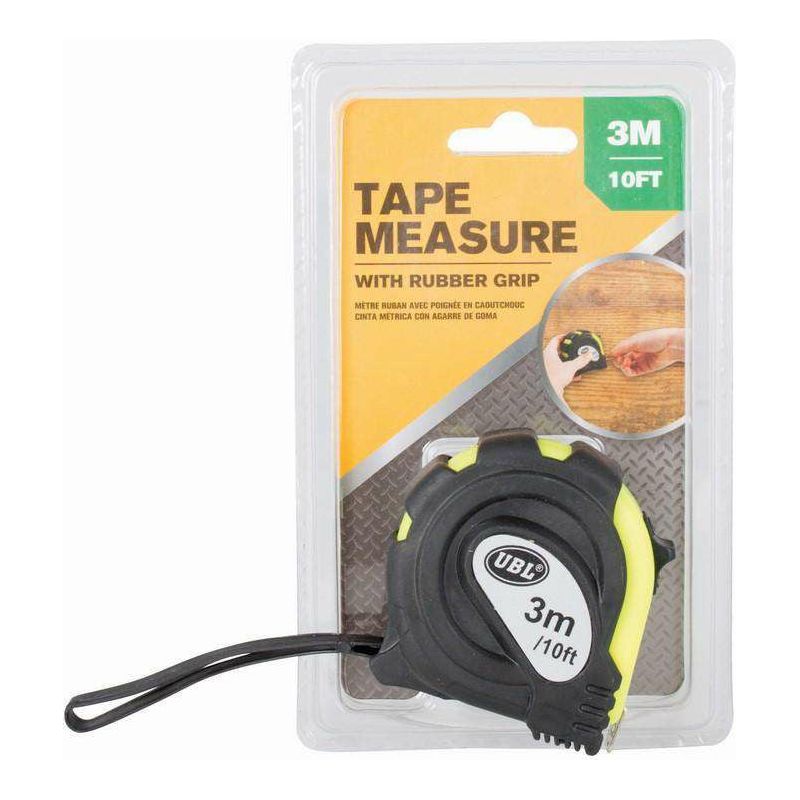 Tape Measure With Rubber Grip - 3m - Dollars and Sense