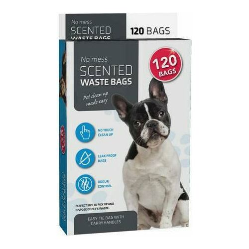 Dog No Mess Scented Waste Bags - 120 Pack - Dollars and Sense