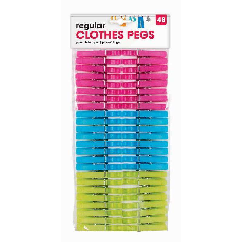 Pegs Plastic Standard 48Pk - Dollars and Sense