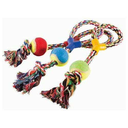 Dog Cotton Tug Rope - 40cm 1 Piece Assorted - Dollars and Sense