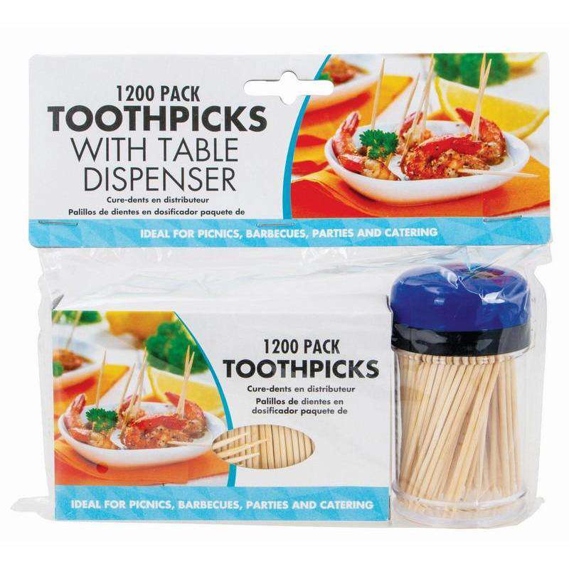 Toothpicks with Dispenser - Dollars and Sense