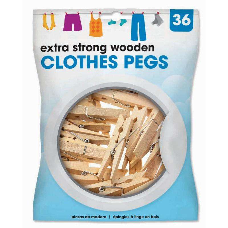 Laundry Pegs 36Pk - Dollars and Sense