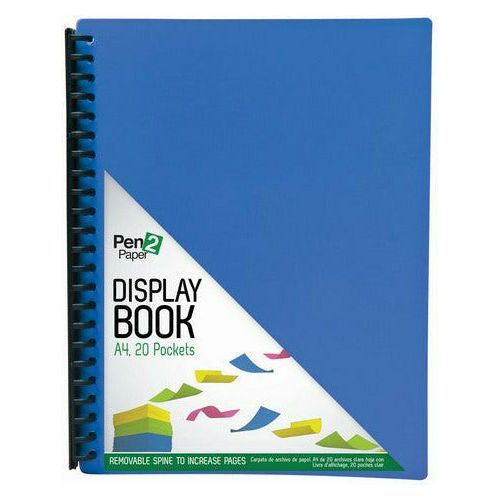 Display Book Spiral A4 - 20 Pockets 1 Piece - Dollars and Sense