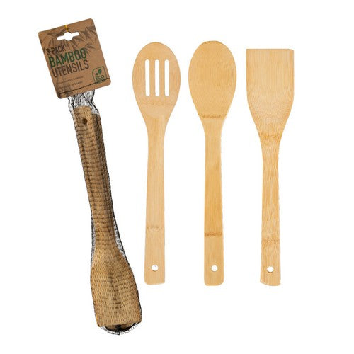 Bamboo Cooking Utensils 3pcs Default Title