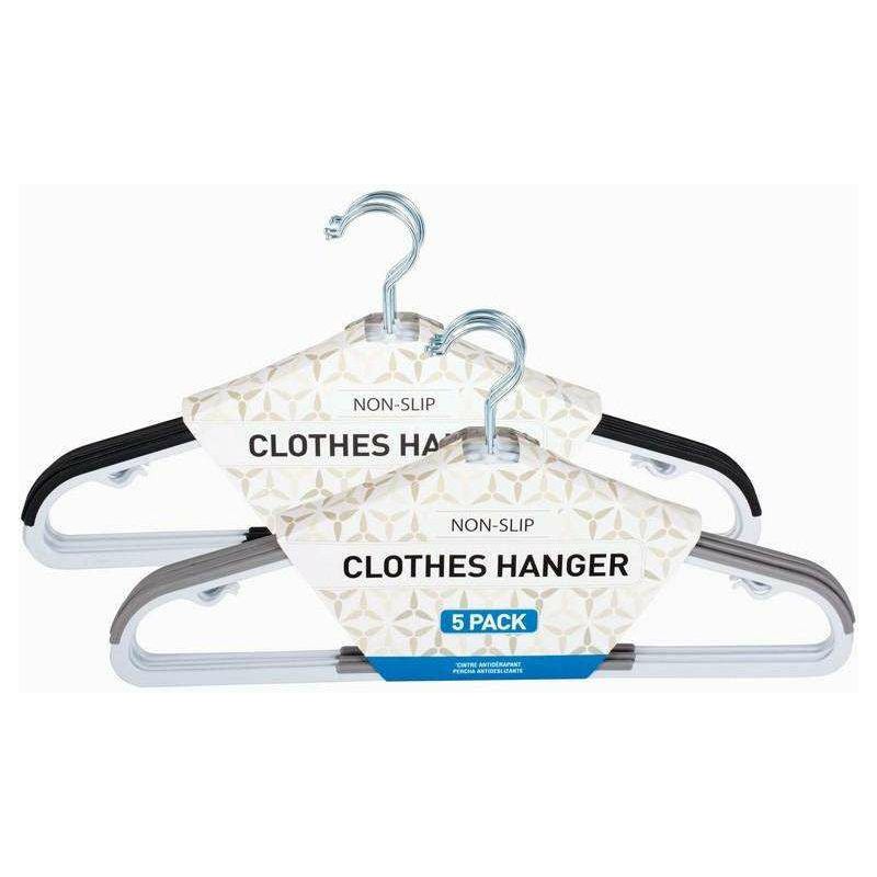Coat Hanger Anti Slip 5Pk 45cm - Dollars and Sense