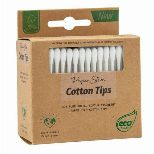 Eco Friendly Cotton Tips Paper Stem - 200 Pack - Dollars and Sense
