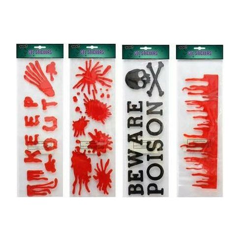 Halloween Gel Stickers - 50cm Assorted - Dollars and Sense