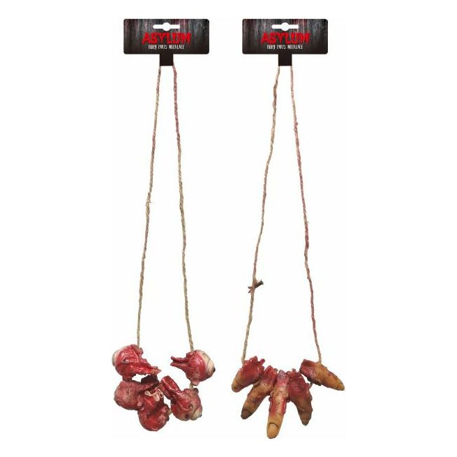 Bloody Body Parts Necklace 1 Piece Assorted - Dollars and Sense