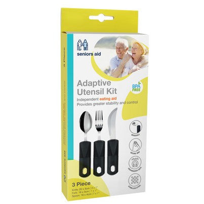 Seniors Aid Adaptive Utensil Set - Dollars and Sense