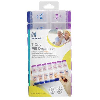 Seniors Aid 7 Day Pill Organiser - Dollars and Sense