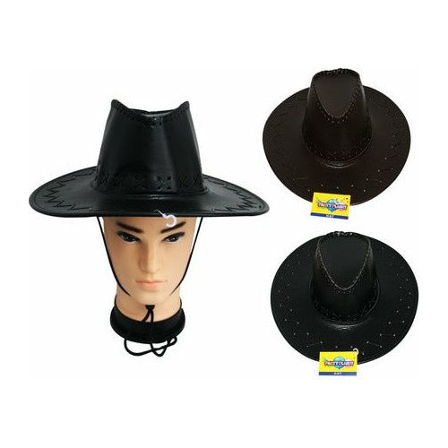Cowboy Black Hat - 1 Piece Assorted - Dollars and Sense