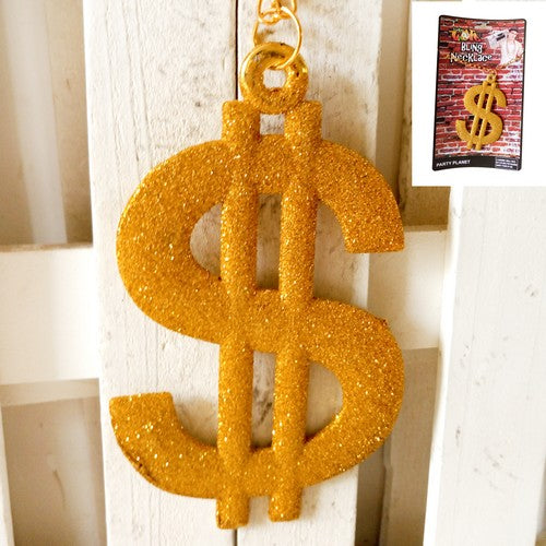 Bling Gold Necklace - Dollars and Sense