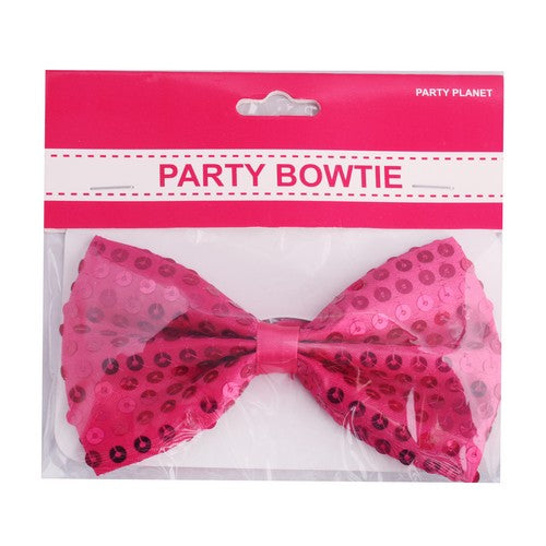 Party Sequin Bowtie Pink - 1 Piece - Dollars and Sense