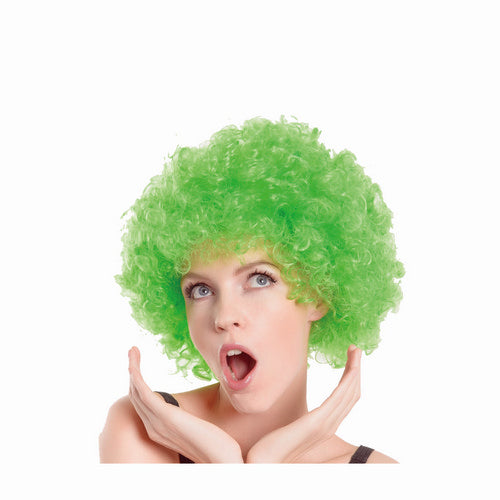 Party Wig Green Afro - 1 Piece - Dollars and Sense