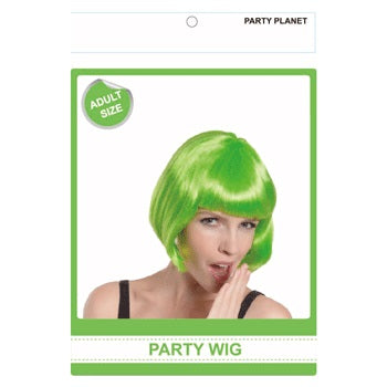 Party Wig Green Bob - 1 Piece - Dollars and Sense