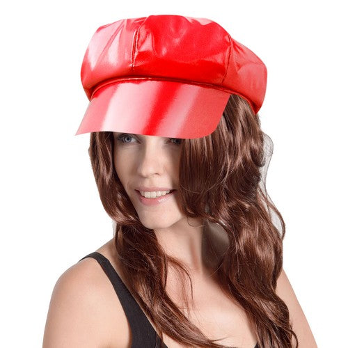 Red Puffy Hat - 1 Piece - Dollars and Sense