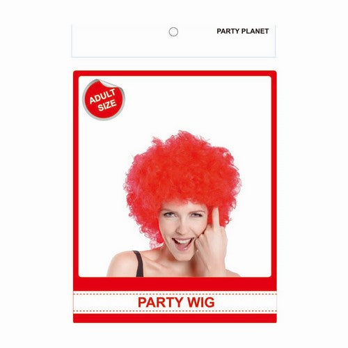 Party Wig Red Afro - 1 Piece - Dollars and Sense
