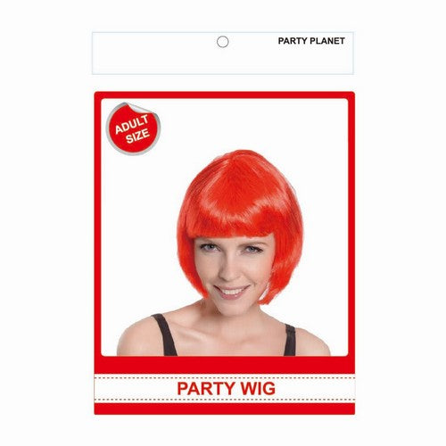 Party Wig Red Bob - Dollars and Sense